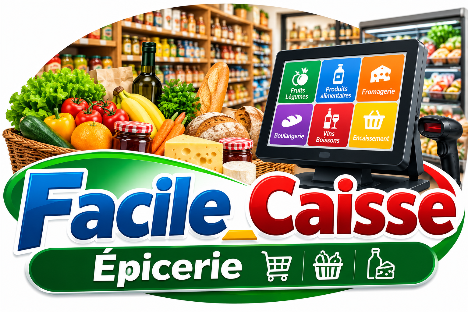 Facile_Caisse Épicerie, logiciel de caisse pour épicerie et supérette